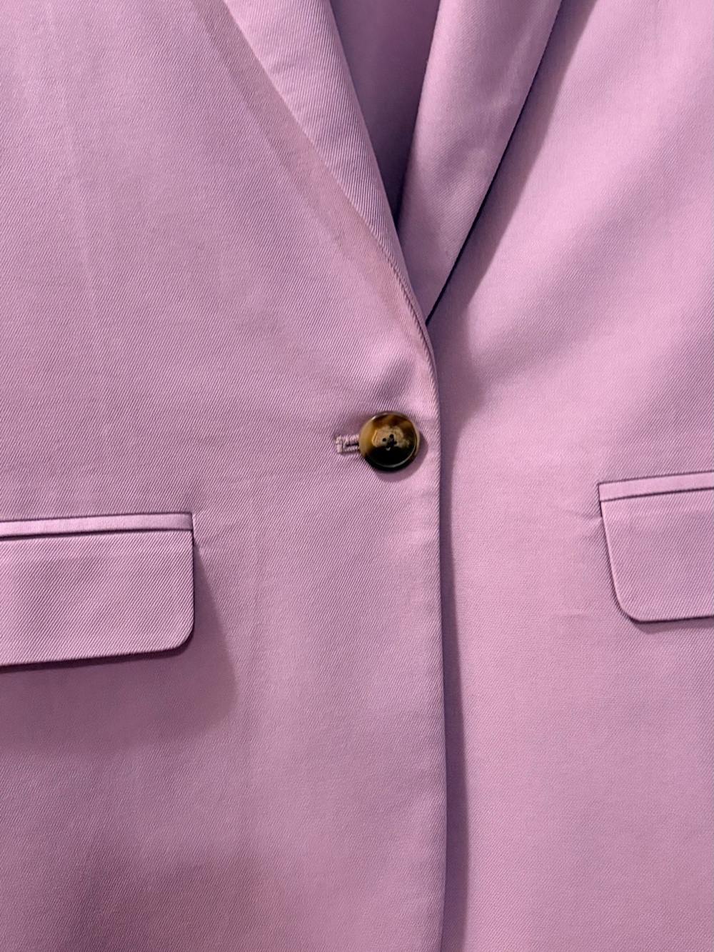 Ann Taylor Lavender Single-Button Blazer - Picture 4 of 11